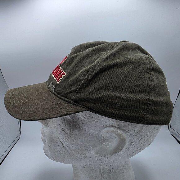 Friday the 13th Camp Crystal Lake Hat Cap Frayed Halloween Moss Green Casual - Picture 2 of 10